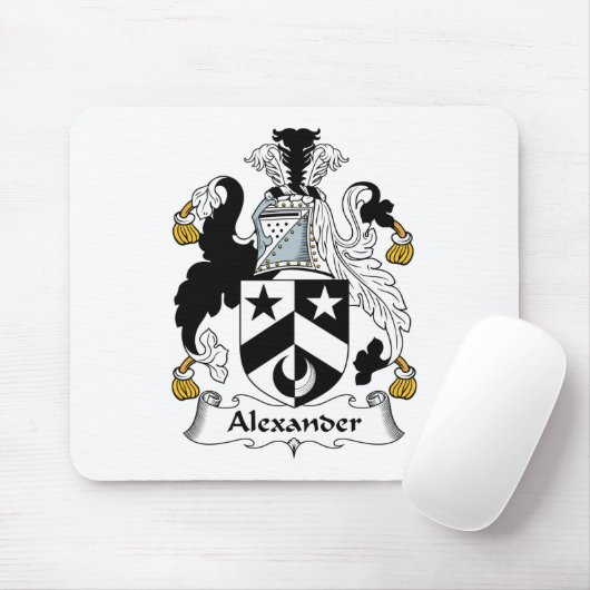 Alexander Family Crest Muismat (Met muis)