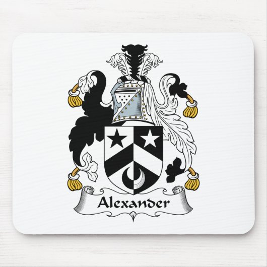 Alexander Family Crest Muismat (Voorkant)