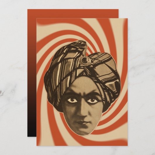 Alexander, Fortune Teller Party-uitnodigingen Kaart (Voorkant / Achterkant)