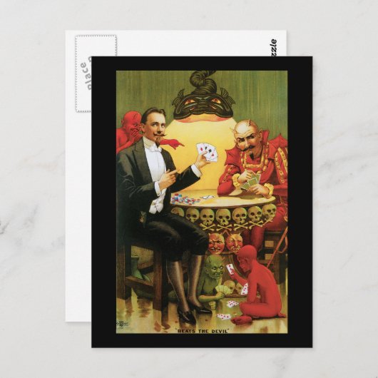 Alexander Fredrik "Beats the Devil" Briefkaart (Voorkant / Achterkant)