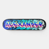 ALEXANDER Gepersonaliseerd Graffiti Skateboard (Horizontaal)