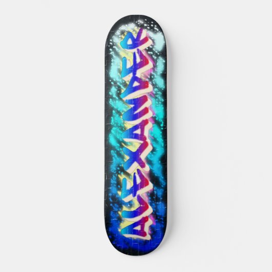 ALEXANDER Gepersonaliseerd Graffiti Skateboard (Voorkant)
