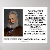 Alexander Graham Bell kan ideeën niet traag afdwin Poster (Voorkant)