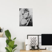 Alexander Graham Bell met Helen Keller Poster (Thuiskantoor)