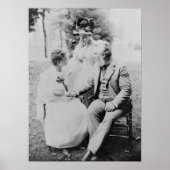 Alexander Graham Bell met Helen Keller Poster (Voorkant)