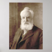 Alexander Graham Bell Portrait Poster (Voorkant)