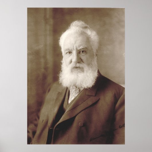 Alexander Graham Bell Portrait Poster (Voorkant)