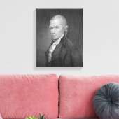 Alexander Hamilton (1757-1804), gegraveerd door Jo Canvas Afdruk (Insitu (Woonkamer))