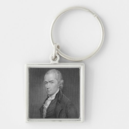 Alexander Hamilton (1757-1804), gegraveerd door Jo Sleutelhanger (Voorkant)