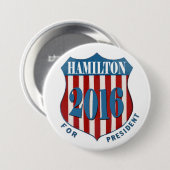 Alexander Hamilton 2016 Ronde Button 7,6 Cm (Voorkant /achterkant)