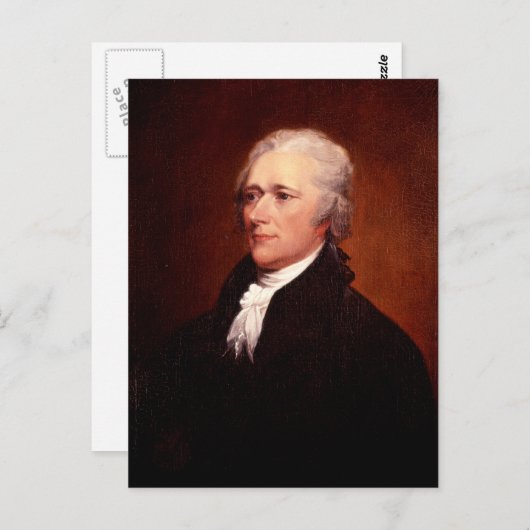 Alexander Hamilton Briefkaart (Voorkant / Achterkant)