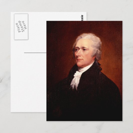 Alexander Hamilton Briefkaart (Voorkant / Achterkant)