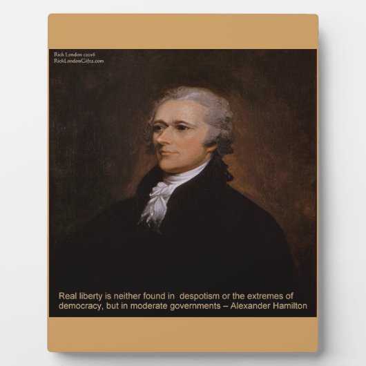 Alexander Hamilton Cadeaus Fotoplaat (Voorkant)