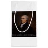 Alexander Hamilton Cadeaus Klein Cadeauzakje (Achterkant)