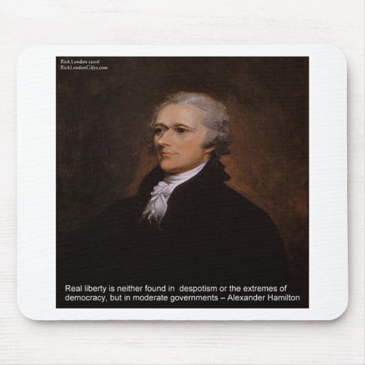 Alexander Hamilton Cadeaus Muismat (Voorkant)