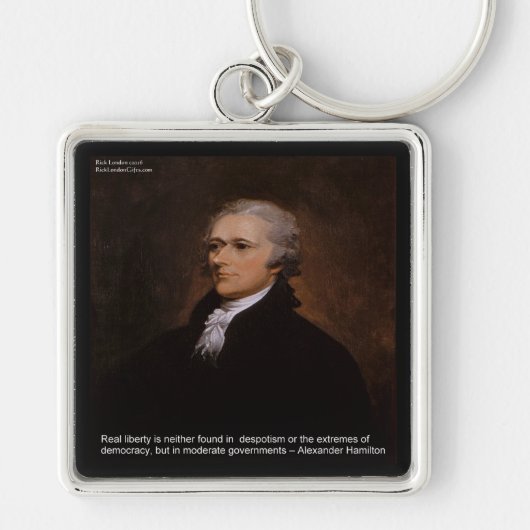 Alexander Hamilton Cadeaus Sleutelhanger (Voorkant)