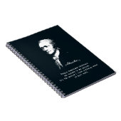 Alexander Hamilton citaat. Succes, genie. Notitieboek (Rechterzijde)