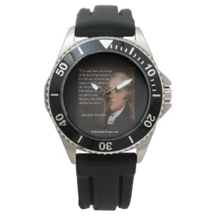 Alexander Hamilton "Enemy Leader" Citaat Watches Horloge