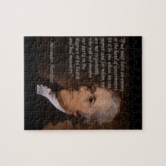 Alexander Hamilton "Enemy Leader" Gift Legpuzzel (Horizontaal)