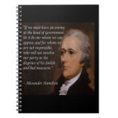 Alexander Hamilton "Enemy Leader" Gift Notitieboek (Voorkant)