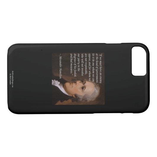 Alexander Hamilton "Enemy Leader" Smartphone-Hoesj Case-Mate iPhone Case (Achterkant (Horizontaal))