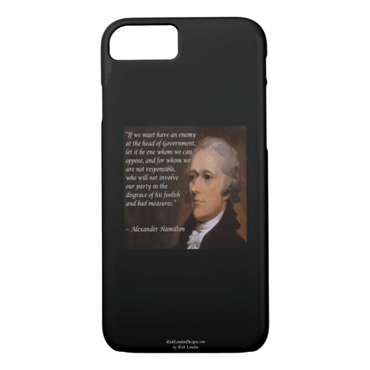 Alexander Hamilton "Enemy Leader" Smartphone-Hoesj Case-Mate iPhone Case (Achterkant)