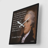 Alexander Hamilton "Enemy Leader" - Wandklok (Hoek)