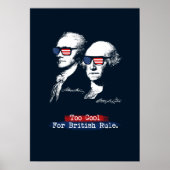 Alexander Hamilton George Washington too Cool Poster (Voorkant)