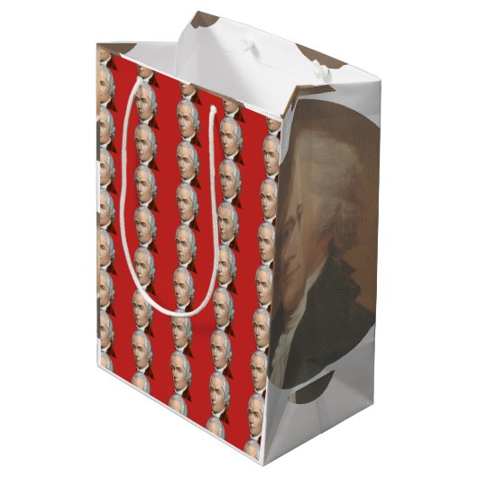 Alexander Hamilton Gift Bag Medium Cadeauzakje (Achterkant Gekanteld)