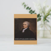 Alexander Hamilton Gifts Briefkaart (Staand voorkant)