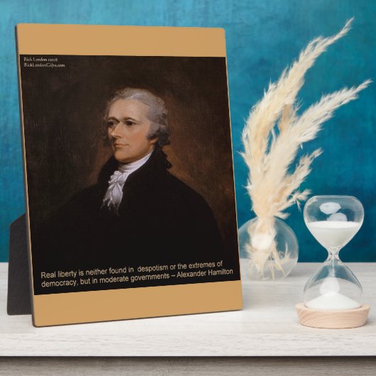 Alexander Hamilton Gifts Fotoplaat (Zijkant)