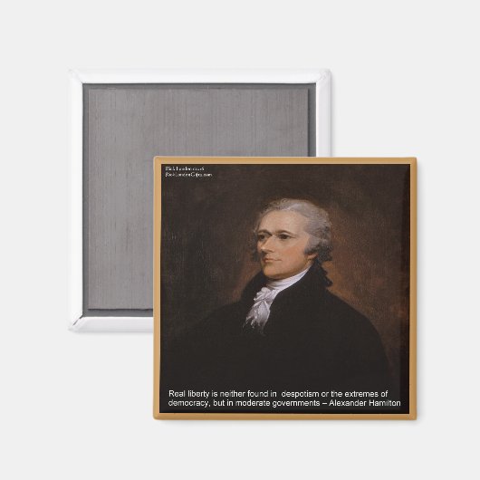 Alexander Hamilton Gifts Magneet (Voorkant / Achterkant)