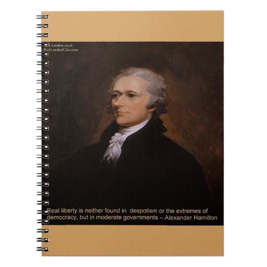 Alexander Hamilton Gifts Notitieboek (Voorkant)