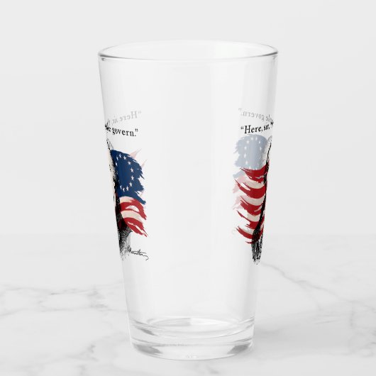 Alexander Hamilton Glas (Rechts)