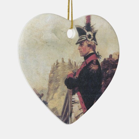 Alexander Hamilton-hartversiering Keramisch Ornament (Rechts)