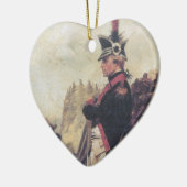 Alexander Hamilton-hartversiering Keramisch Ornament (Links)