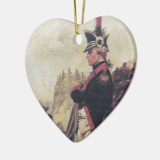 Alexander Hamilton-hartversiering Keramisch Ornament (Links)