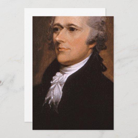 Alexander Hamilton Kaart (Voorkant / Achterkant)