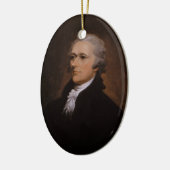 Alexander Hamilton Keramisch Ornament (Links)