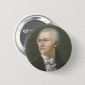 Alexander Hamilton kleine knop Ronde Button 5,7 Cm (Voorkant /achterkant)