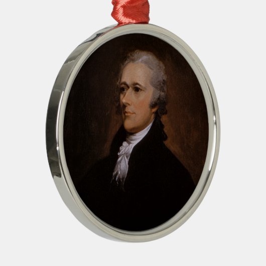 Alexander Hamilton Metalen Ornament (Rechts)