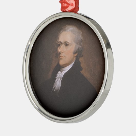 Alexander Hamilton Metalen Ornament (Links)