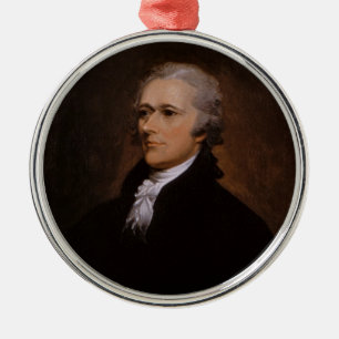 Alexander Hamilton Metalen Ornament
