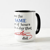 Alexander Hamilton mok (Voorkant rechts)