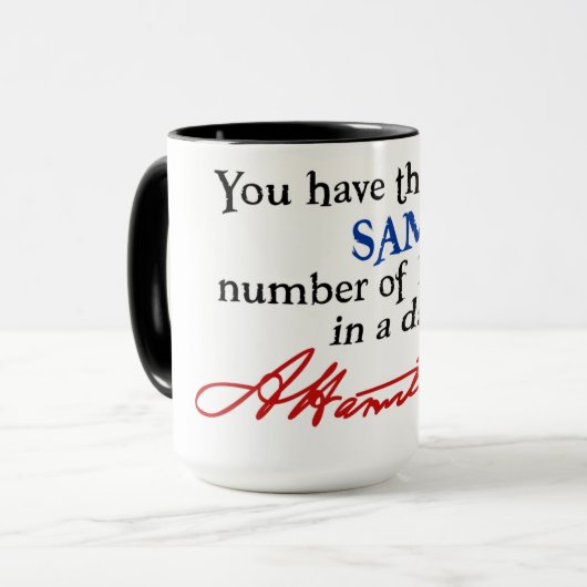 Alexander Hamilton mok (Voorkant links)