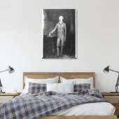 Alexander Hamilton, na het schilderij van 1792 Canvas Afdruk (Insitu (Slaapkamer))