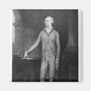 Alexander Hamilton, na het schilderij van 1792 Magneet