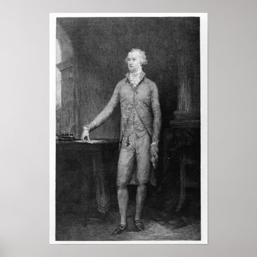 Alexander Hamilton, na het schilderij van 1792 Poster (Voorkant)