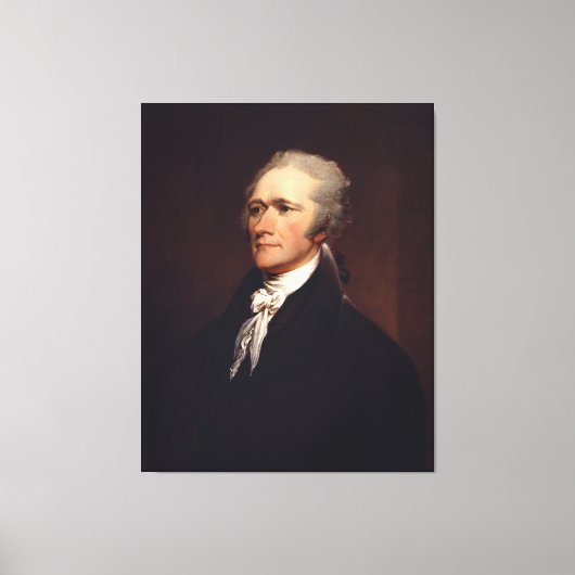 Alexander Hamilton Oprichter & Federalist Papers Canvas Afdruk (Voorkant)