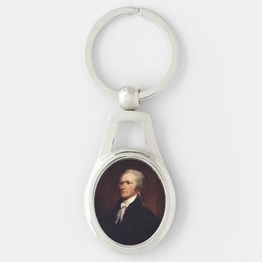 Alexander Hamilton Oprichter & Federalist Papers Sleutelhanger (Voorkant)